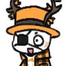 ImTeaAri's profile picture. Heyo. I'm that one guy wearing the orange top hat with the deer lookin' antlers. 
pfp by the coolest of the cool person: @Sheiisko