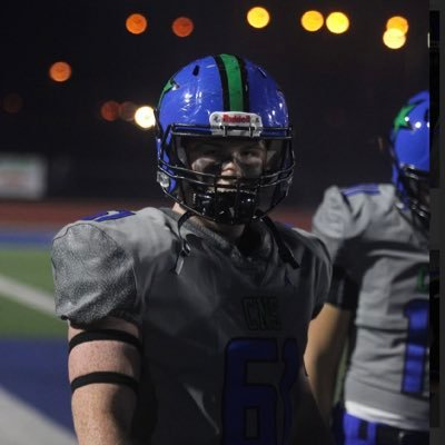 CNS Football Varsity G/C/LS. Age-17 C/O 2024 245lbs 5’11” Bench-350 Squat-455 NCAA ID: 2201413628 GPA:4.0