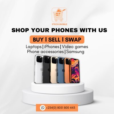 🛒Phones | Laptops | Speakers 🛒Buy | Swap | Sell ☎️: 08051800443 🎴Mon-Sat(9am-6pm) 📦•Nationwide Delivery 106 Aba Road Opposite Polaris Bank Garrison