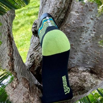 Reflective sport socks made to enhance your visibility. Made with reflective details, and moisture wicking yarn perfect  for cycling, running, hiking, walking.
