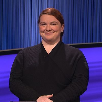 Katie Palumbo. Museum employee, history student, Jeopardy! champion