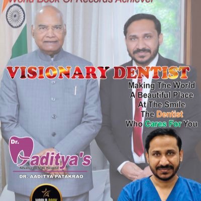 Advisory Member -Ministry of Telecommunication Govt. of India! World Book Record Achiever & British Parliamentary Awardee, Dental Oscar Winner. Loves Dentistry