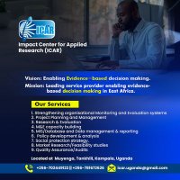 Impact Center for Applied Research (ICAR) (@icaruganda) 's Twitter Profile Photo Impact Center for Applied Research (ICAR) (@icaruganda) 's Twitter Profile Photo