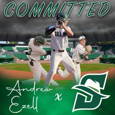 @stetsonbaseball commit                Scorpions 2024 Scout Team Andrew Ezell 2024 OF
