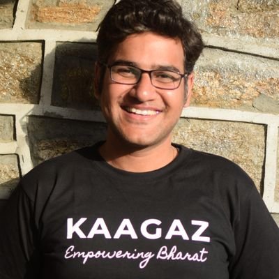 GandhiSnehanshu's profile picture. Building Kaagaz