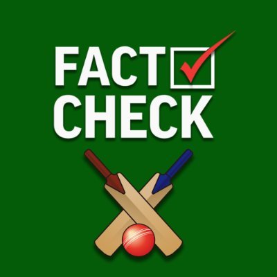 CricFactCheck's profile picture. Pakistan Cricket is besieged by false narratives and agenda-driven journalism.

Pakistan Cricket FactCheck aims to tackle all misinformation.