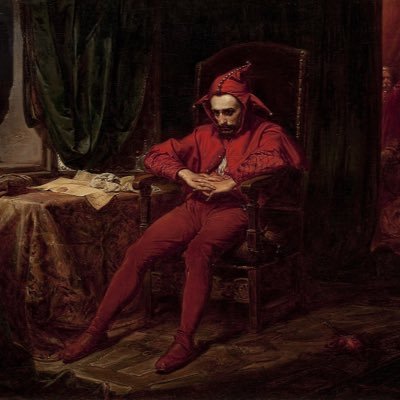 Just a jester jingling miserably across the floor• 24