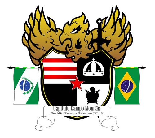 Capítulo Campo Mourão Getúlio Pereira Salermo nº 28 da Ordem DeMolay - Filiado ao SCODRFB e jurisdicionado ao GCE/PR - Fundado e instalado em 31/05/1986