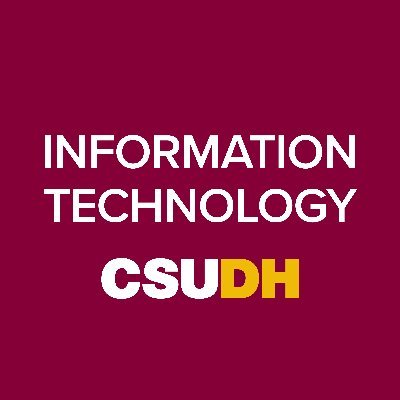 Official Twitter page for California State University, Dominguez Hills - Division of Information Technology