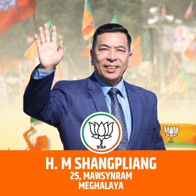 Candidate: 25-Mawsynram constituency @BJP4Meghalaya . Official account of H.M. Shangpliang, a retired IAS officer and former MLA from 25-Mawsynram, Meghalaya.
