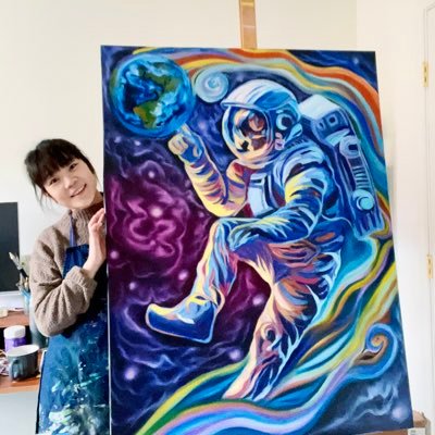 PhD & Senior GeoAI Engineer @geonanayi. Here is the space for self-taught weekend painter. 👩🏻‍🎨 vibrant impressionist space and post apocalyptic paintings