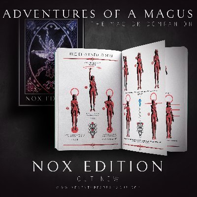 ♦️ Magick Books, Art & Diagrams
♦️ Adventures of a Magus: The Magick Companion
♦️ NOX EDITION: OUT NOW!