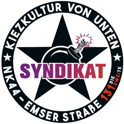 Kollektive Kiezkneipe - seit 1985 im #Schillerkiez in #Neukölln - geräumt am 07.08.2020. Das #Syndikat ist wieder da! Seit dem 20.1.23 in der Emser Straße 131.