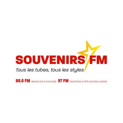 SOUVENIRS FM, c'est VOTRE radio locale ! 
88.6 Grand Dax et la Chalosse
97FM sur Soustons et la Côte Sud des Landes
En écoute partout sur https://t.co/DJPeHRFQbj