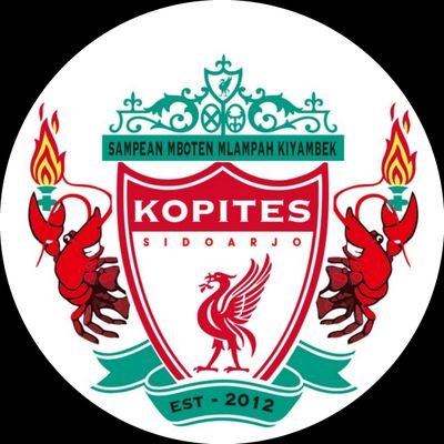 Komunitas SUPORTER LIVERPOOL FC Reg SIDOARJO. 
Sampean Mboten Mlampah Kiyambek #SMMK