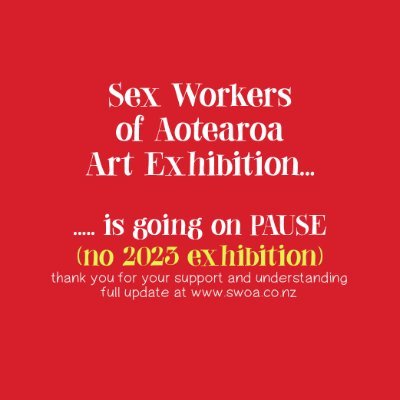 SWoA is an annual s*x worker only art exhibition in NZ
Challenging stigma and stereotypes!
A @giggly_jordan & @nzpleasures initiative