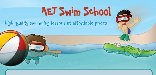 Children's swimming lesson in Tamworth