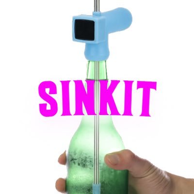 “Flip it, Time it, Sinkit” Conquer your beer like never before                    “SinkIt smoothly, and you’ll be GrOOvY #SINKIT 😜