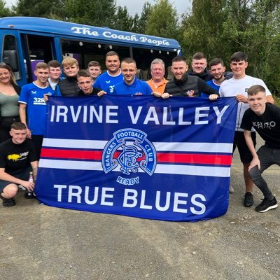 Rangers Supporters Club traveling via Darvel, Newmilns, Galston, Hurlford, Kilmarnock