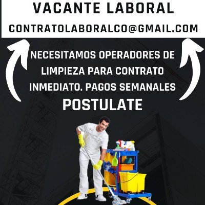 Vacantes recientes
2 Turnos disponibles en la mañana
Contacto: contratolaboralco@gmail.com
🔰Toda la información del trabajo
