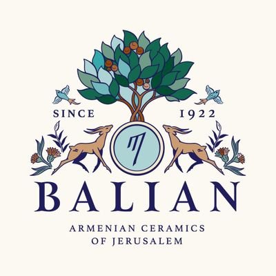 Discover the Balian's 100 year old Armenian Ceramics of Jerusalem 👨‍🎨 Hand Painted Tiles and Pottery 🌐 Worldwide door-to-door delivery