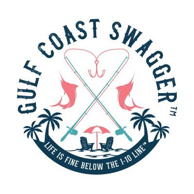 GCSwagger's profile picture. Life is Fine Below the I-10 Line™.  Lifestyle Brand for the Gulf Coast of the USA.  Shirts, cups, stickers featuring unique themes of the Gulf Coast communities