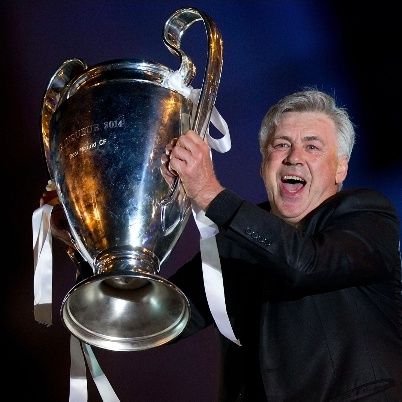 Real Madrid y nada más. El abuelo Carlo gana y enseña. Ha levantado más veces la Champions que la ceja. Cada vez que lea a un facha le digo subnormal