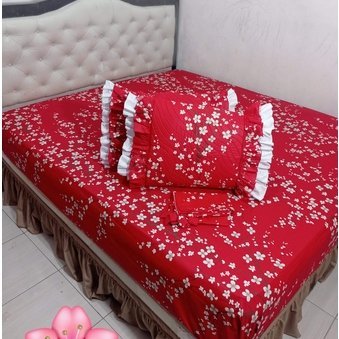 Menyediakan Sprei dan Bed cover Produksi Rumahan dari Bahan Katun Gold, Lembut dan Dingin