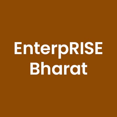 An initiative led by @anandmahindra to support deserving small businesses/micro-enterprises of India.
#EnterpRISEBharat