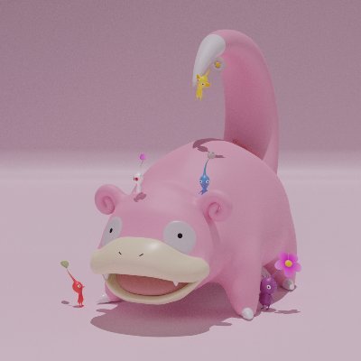 可愛いキャラクターを粘土やCGで作ってます blender/3dプリンター/ポケモン(ヤドンマシマシ)/最近は粘土/ピクミン/ちいかわ etc... メイキング動画など→https://t.co/z0xb6OdqUh…