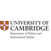 Politics and International Studies Cambridge (@Dept_of_POLIS) Twitter profile photo