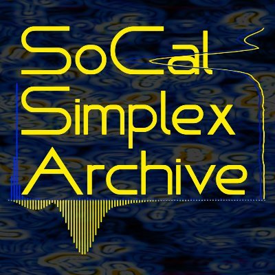 Welcome to the official Twitter of the SoCal Simplex Archive, an amateur radio monitoring and testing network located in the Southern-California area.
