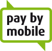 payByMobile allows anyone with a mobile phone to pay online, pay a friend or pay a bill. Simply top-up and text to pay!