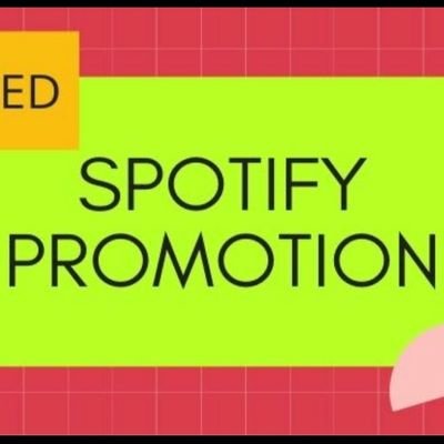 I am professional at Spotify music promotion.i will do increase your listeners, streams. I will do youtube promotion..