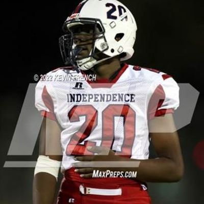 Independence High School class of 2025 (Glendale Arizona)||
LB, RB, DE, 6'1, 199.4bs, GPA 3.5+||
1st team all region||
#20||
16 Junior||
+1(602-559-7022)