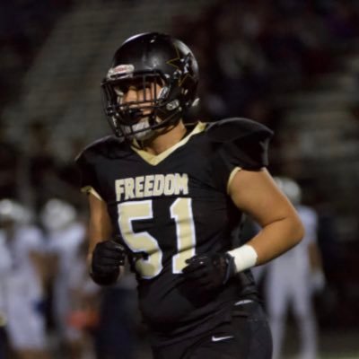 FREEDOM HIGH SCHOOL|Football and Basketball|C/O 2025|Height: 6”0| Weight: 200 LBS|POS:DE/T/G