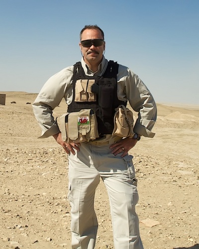 Ex Army, currently a photographer and private security consultant