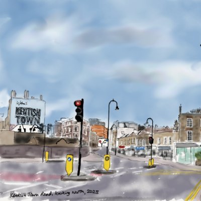 Painting pictures of interesting houses, buildings, shops and monuments in Kentish Town and beyond. All artwork available as prints.