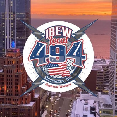 Milwaukee, Wisconsin representative of the International Brotherhood of Electrical Workers (IBEW). #WisconsinIBEW #IBEWStrong #IBEW494