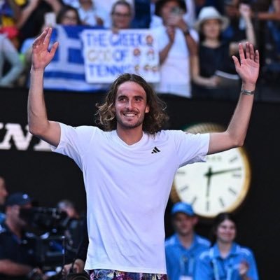 stefanos tsitsipas aka stiopkyn stan • one hand backhand enthusiast • in a constant state of frenzy over shanked forehands • racing with stef to get my license