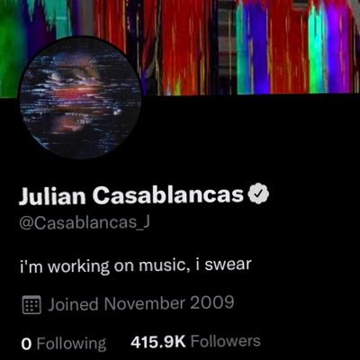 has julian casablancas tweeted today?