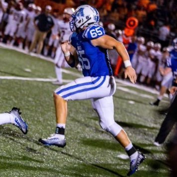 6’2” 210lb | Co2023 | FB: TE, OL, H, DE | Clean-325 Bench-275 Squat-455 | 4.12 GPA, 28 ACT | All Marshall County 1st Team Offense | 5A Region 7 2nd Team Offense