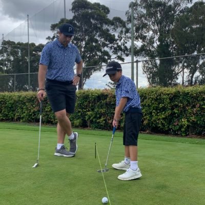 father and son golf duo, keen on all things baseball, golf, warriors and raiders!