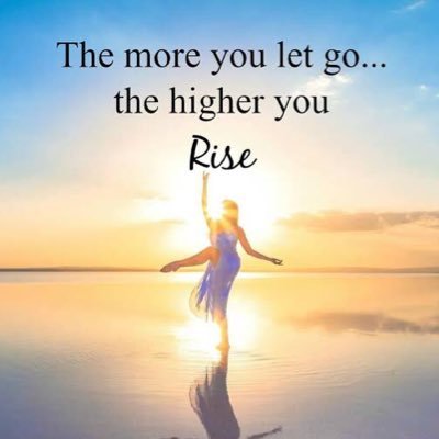 The more you let go the higher you rise 💪 RT’s & likes aren’t endorsements