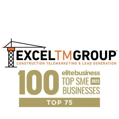 Construction Telemarketing & Lead Generation provider.
Official top 100 UK SME businesses winner.
#construction #telemarketing #leadgeneration