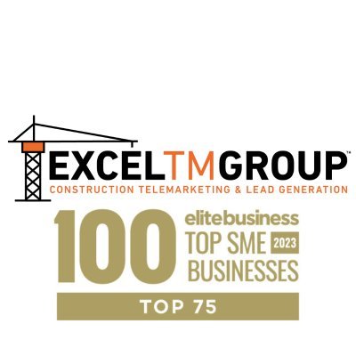 Construction Telemarketing & Lead Generation provider.
Official  top 100 UK SME businesses winner. 

#construction #telemarketing #leadgeneration