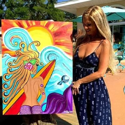 🇱🇹🇺🇲 Lithuanian Artist 🎨painting Folklore-Inspired Mermaids with a twist. 🧜‍♀️✨️