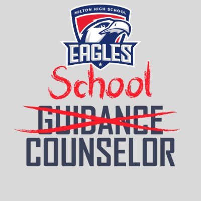 Follow for updates from your school counselors at Milton High School! 
@MiltonHighSch #GoEagles #RepTheMCounseling