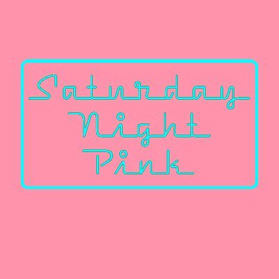 New album—Saturday Night Pink—out now. https://t.co/iForkPi6OQ