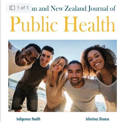 The Australian and New Zealand Journal of Public Health is the official publication of the Public Health Association of Australia